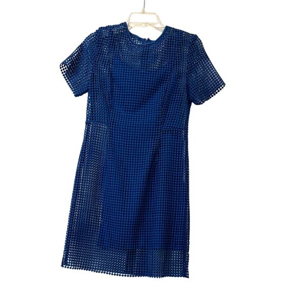 Diane von Furstenberg Dresses & Skirts - Diane Von Furstenberg Polka Dot Mini Shift Dress Blue Lined Size